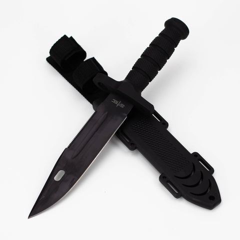 S-TEC 12 3/4″ Hunting Knife w/ Plastic Sheath, PP handle [T228699]_0