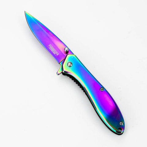 Defender-Xtreme Rainbow 7" Folding Knife [13051]_0